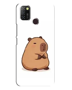 Чехол для Infinix Hot 10 Lite с картинкой «Толстенькая капибара» Чехол для Infinix Hot 10 Lite с картинкой «Толстенькая капибара»