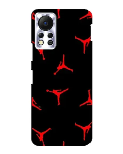 Чехол для Infinix Hot 11s с картинкой «Jordan Red Pattern»