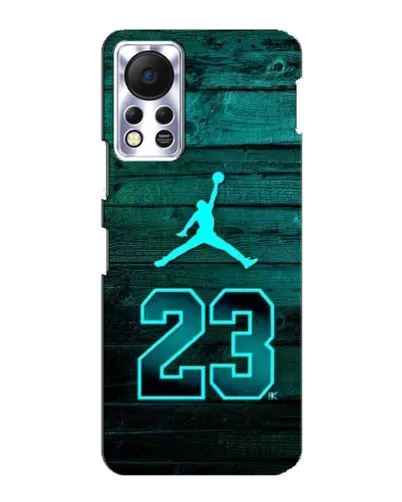Чехол для Infinix Hot 11s с картинкой «Jordan Cyan 23»
