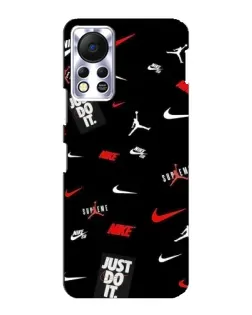Чехол для Infinix Hot 11s с картинкой «Nike Mix Pattern»