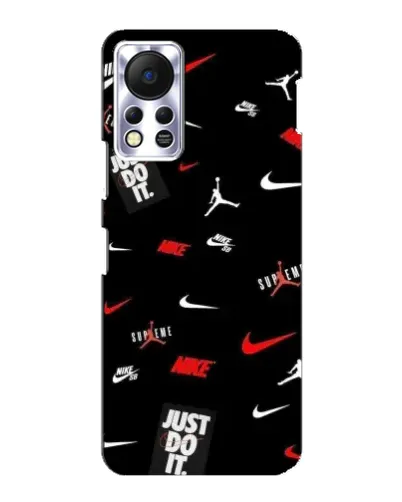 Чехол для Infinix Hot 11s с картинкой «Nike Mix Pattern»