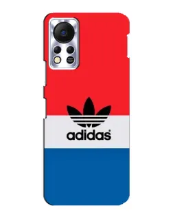Чехол для Infinix Hot 11s с картинкой «Ретро блоки Adidas»