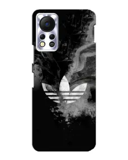 Чехол для Infinix Hot 11s с картинкой «Абстрактный дым Adidas»