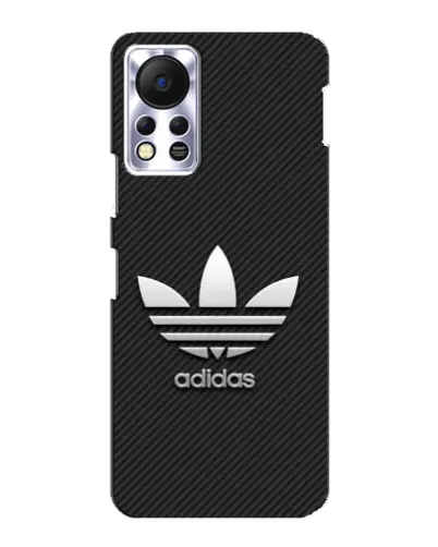 Чехол для Infinix Hot 11s с картинкой «Adidas Карбоновая текстура»