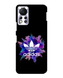 Чехол для Infinix Hot 11s с картинкой «Взрыв красок Adidas»