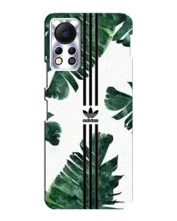 Чехол для Infinix Hot 11s с картинкой «Пальмовые листья адидас»