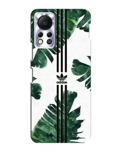 Чехол для Infinix Hot 11s с картинкой «Пальмовые листья адидас»