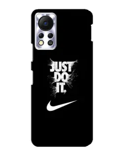 Чехол для Infinix Hot 11s с картинкой «Текстовый принт Nike»