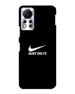 Чехол для Infinix Hot 11s с картинкой «Минимализм от Nike»