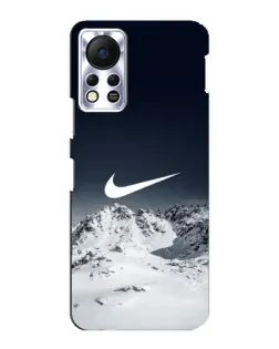 Чехол для Infinix Hot 11s с картинкой «Nike — зимние горы»