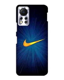 Чехол для Infinix Hot 11s с картинкой «Синий пульс Nike»
