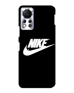 Чехол для Infinix Hot 11s с картинкой «Мазки краски Nike»