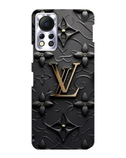 Чехол для Infinix Hot 11s с картинкой «Кожаная текстура LV»