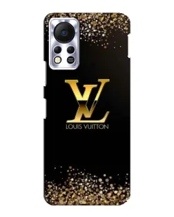 Чехол для Infinix Hot 11s с картинкой «LV — золотые искры»