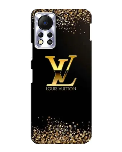 Чехол для Infinix Hot 11s с картинкой «LV — золотые искры»