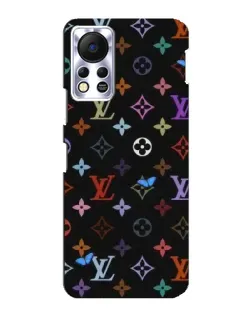 Чехол для Infinix Hot 11s с картинкой «Цветная монограмма LV»