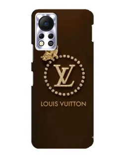 Чехол для Infinix Hot 11s с картинкой «LV — золотая печать»