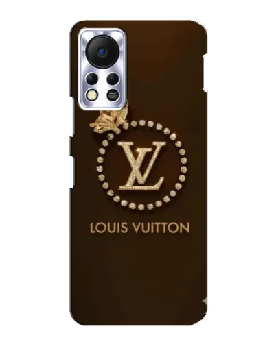 Чехол для Infinix Hot 11s с картинкой «LV — золотая печать»