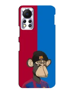 Чехол для Infinix Hot 11s с картинкой «Bored Ape — фанат Барсы» Чехол для Infinix Hot 11s с картинкой «Bored Ape — фанат Барсы»
