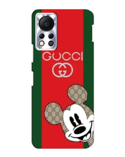 Чехол для Infinix Hot 11s с картинкой «Gucci — полосы и Микки» Чехол для Infinix Hot 11s с картинкой «Gucci — полосы и Микки»