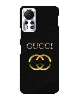 Чехол для Infinix Hot 11s с картинкой «Золотой логотип Gucci» Чехол для Infinix Hot 11s с картинкой «Золотой логотип Gucci»