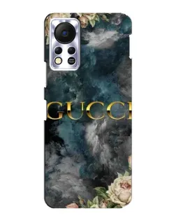 Чехол для Infinix Hot 11s с картинкой «Абстрактные цветы Gucci» Чехол для Infinix Hot 11s с картинкой «Абстрактные цветы Gucci»