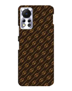 Чехол для Infinix Hot 11s с картинкой «Gucci — золотые диагонали» Чехол для Infinix Hot 11s с картинкой «Gucci — золотые диагонали»