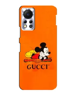 Чехол для Infinix Hot 11s с картинкой «Микки Маус Gucci — оранж» Чехол для Infinix Hot 11s с картинкой «Микки Маус Gucci — оранж»