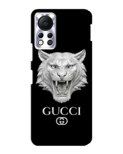 Чехол для Infinix Hot 11s с картинкой «Gucci — серебряный лев» Чехол для Infinix Hot 11s с картинкой «Gucci — серебряный лев»