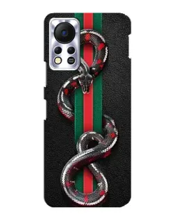 Чехол для Infinix Hot 11s с картинкой «Gucci — змея на полосе» Чехол для Infinix Hot 11s с картинкой «Gucci — змея на полосе»