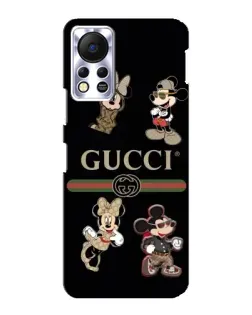 Чехол для Infinix Hot 11s с картинкой «Gucci — герои Disney и монограмма» Чехол для Infinix Hot 11s с картинкой «Gucci — герои Disney и монограмма»