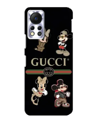 Чехол для Infinix Hot 11s с картинкой «Gucci — герои Disney и монограмма» Чехол для Infinix Hot 11s с картинкой «Gucci — герои Disney и монограмма»