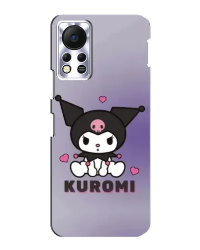Чехол для Infinix Hot 11s с картинкой «Kuromi — фиолетовый арт»