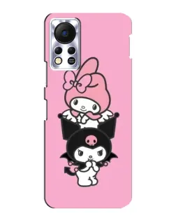 Чехол для Infinix Hot 11s с картинкой «My Melody и Kuromi»