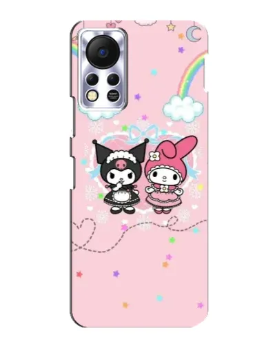 Чехол для Infinix Hot 11s с картинкой «My Melody и Kuromi»