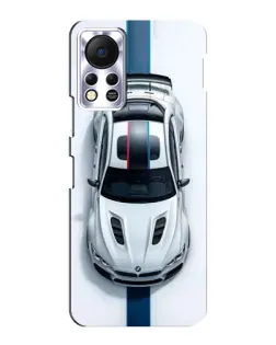 Чехол для Infinix Hot 11s с картинкой «Вид сверху — BMW M»
