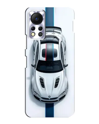 Чехол для Infinix Hot 11s с картинкой «Вид сверху — BMW M»