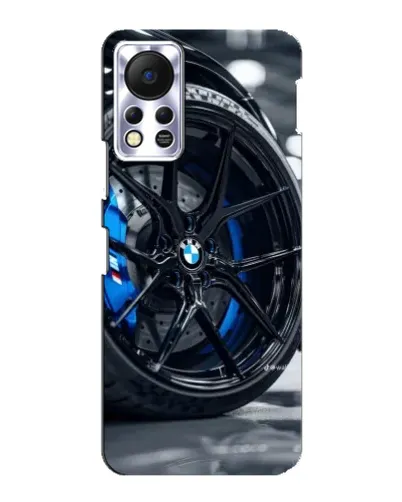 Чехол для Infinix Hot 11s с картинкой «Колесо BMW вблизи»