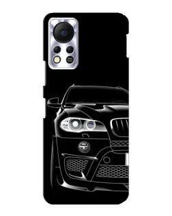 Чехол для Infinix Hot 11s с картинкой «Темный силуэт BMW»
