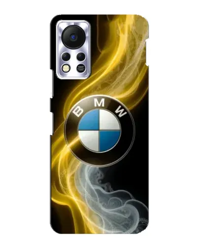 Чехол для Infinix Hot 11s с картинкой «Золотистый дым BMW»