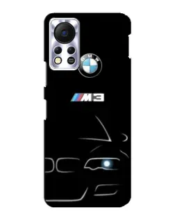 Чехол для Infinix Hot 11s с картинкой «Минималистичный принт BMW M3»