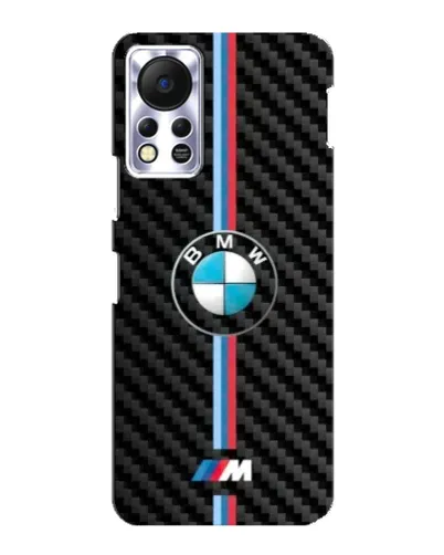 Чехол для Infinix Hot 11s с картинкой «Эмблема BMW и карбон»