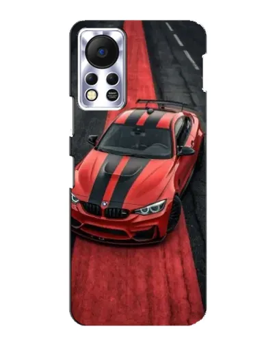 Чехол для Infinix Hot 11s с картинкой «BMW на красной дорожке»