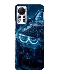 Чехол для Infinix Hot 11s с картинкой «BMW под дождем»