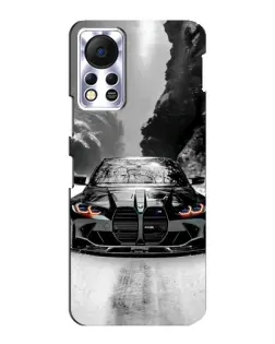 Чехол для Infinix Hot 11s с картинкой «BMW — акварельный дрифт»
