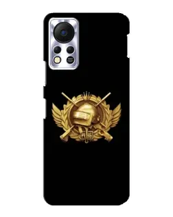 Чохол для Infinix Hot 11s з картинкою «PUBG — помаранчевий градієнт»