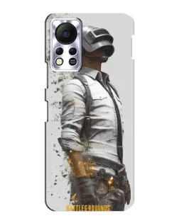 Чохол для Infinix Hot 11s з картинкою «PUBG — боєць у пилу»