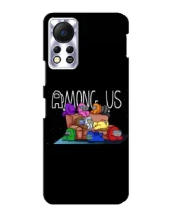 Чехол для Infinix Hot 11s с картинкой «Логотип Among Us»