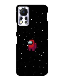 Чехол для Infinix Hot 11s с картинкой «Красный Among Us»