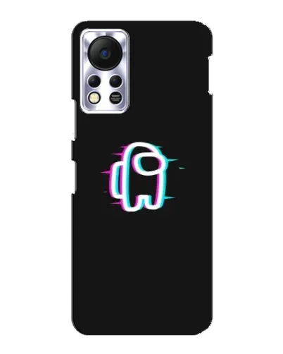Чехол для Infinix Hot 11s с картинкой «Among Us неон»
